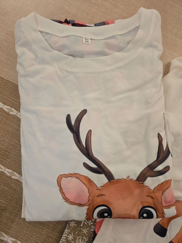 Lot 3 pyjamas assortis de Noël, neufs - photo numéro 4