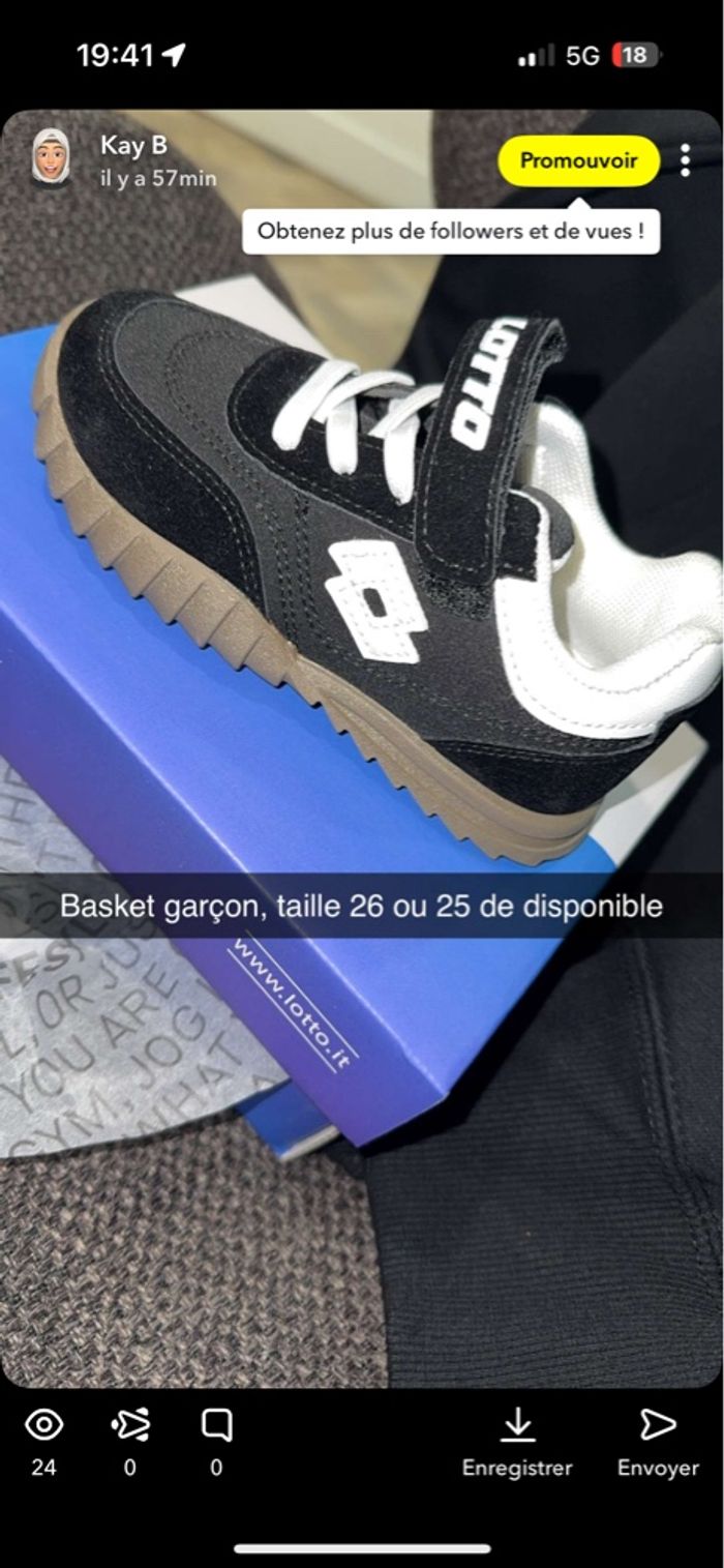 Basket garçon