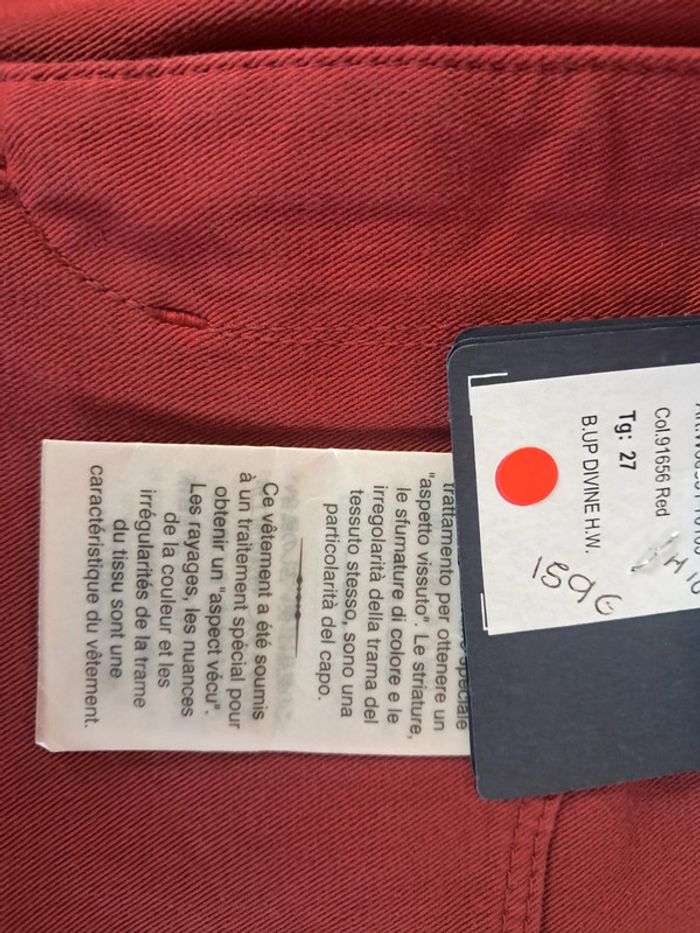 Liu Jo jean bordeau T.34/36 neuf - photo numéro 12