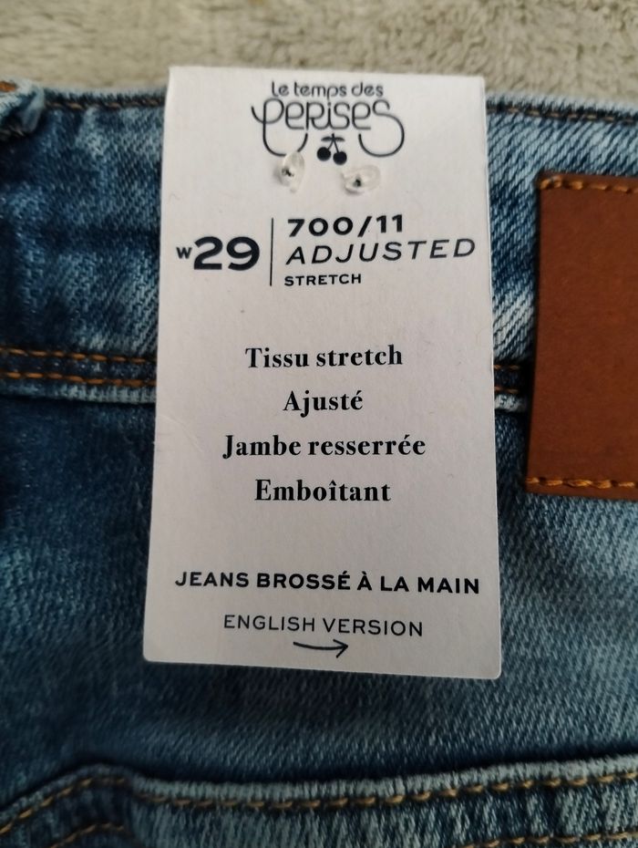 Jeans bleu W29 le temps des cerises - photo numéro 5