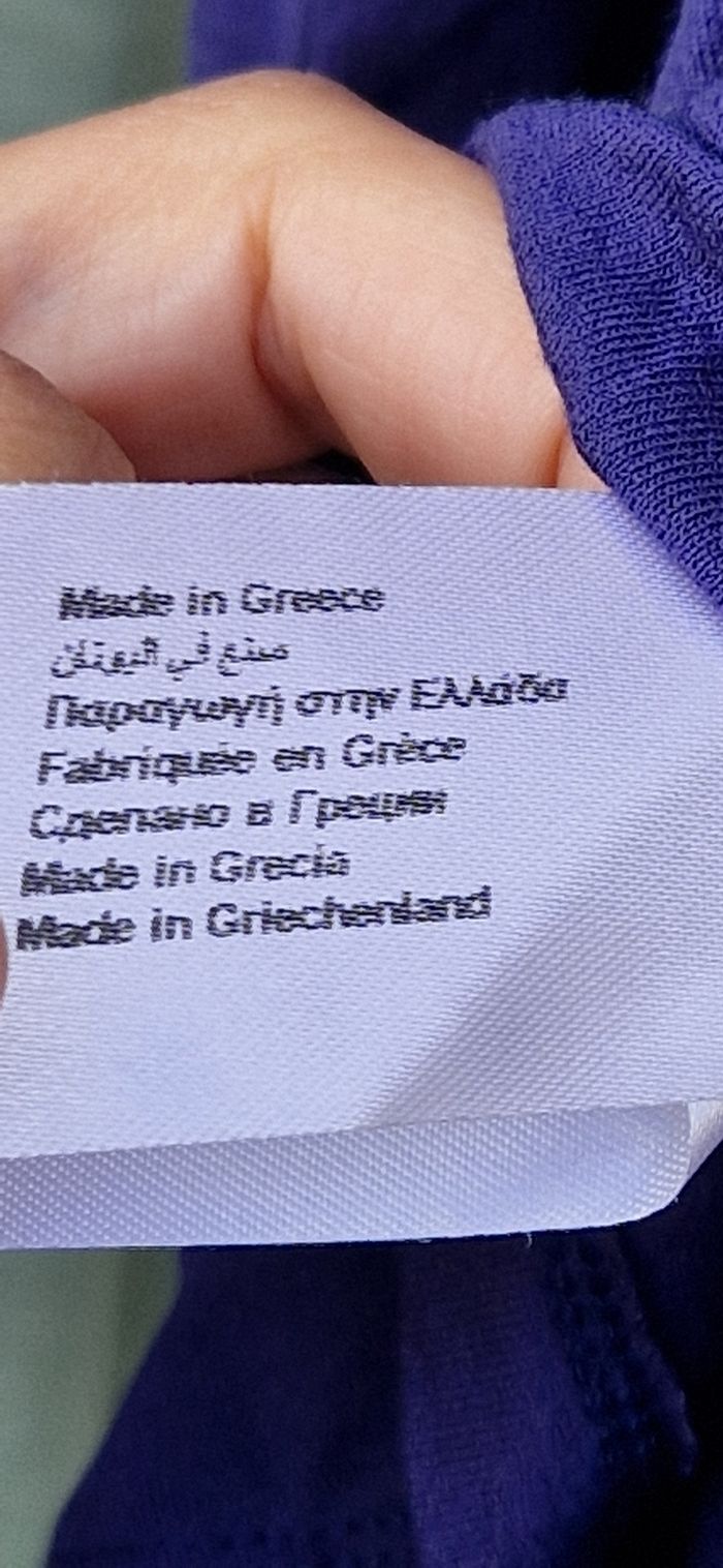 Tunique fluide bleu mauve MA.T – Taille 42 (indiqué 05) - photo numéro 4