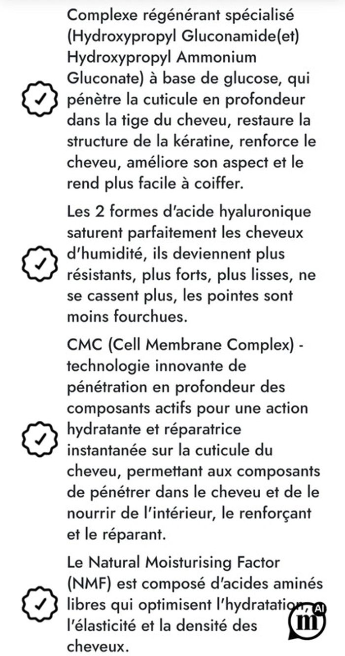 🌹Hair spray hydratent hyaluron Mihi - photo numéro 5