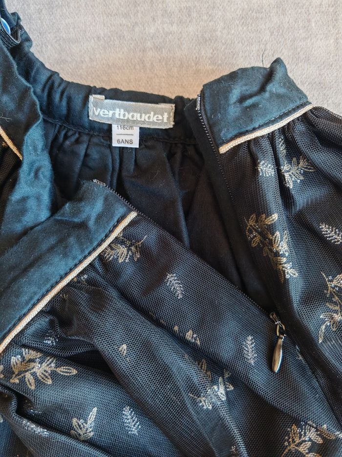 Jupe noire et dorée Vertbaudet 6 ans - photo numéro 5