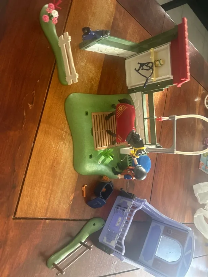Douche cheval playmobil + box