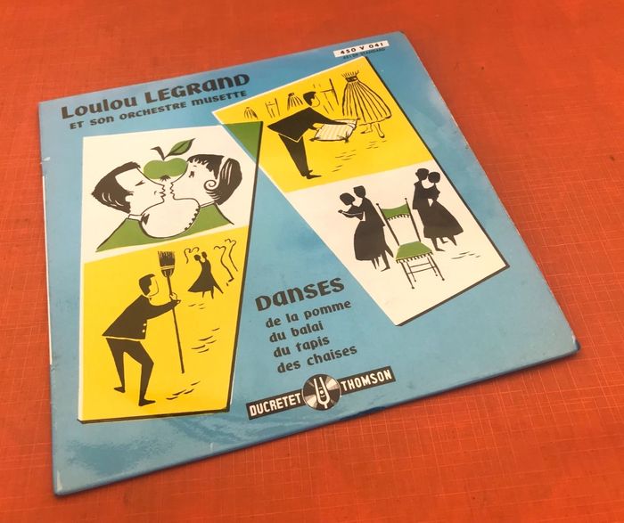 Vinyle 45 tours Loulou Legrand et son orchestre musette Danses de la pomme (1957) - photo numéro 7