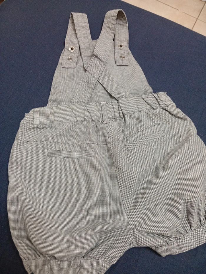 Salopette short 12 mois fille - photo numéro 4