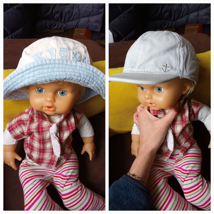 Lot casquette chapeau 👦 taille 6 12 mois - photo numéro 2