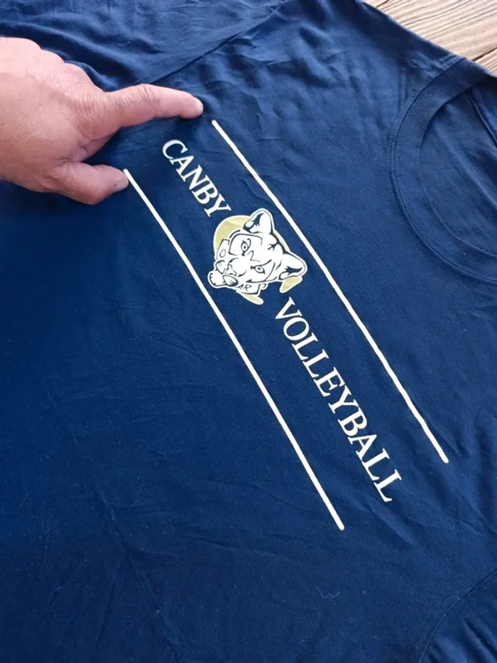 T-shirt imprimé us universitaire volleyball canby - S - photo numéro 2