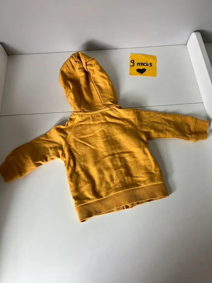 Gilet zippé bébé garçon 9 mois - photo numéro 3