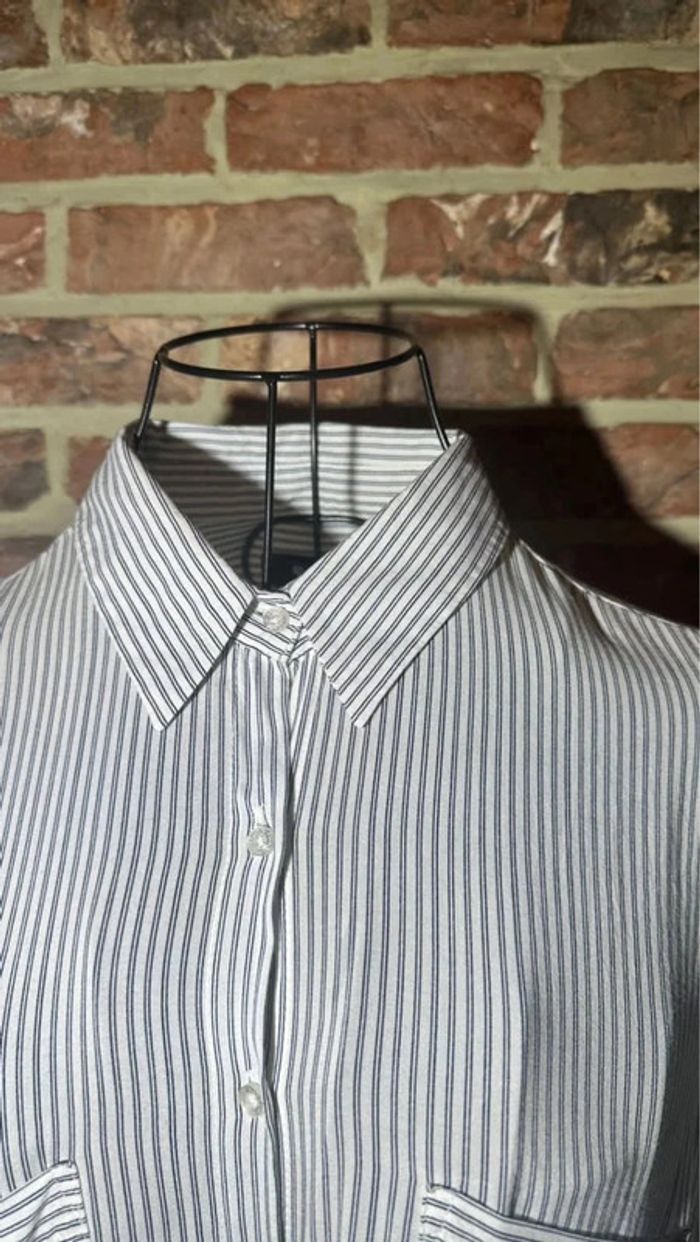 Chemise lignée America Today Taille XS/ 34 - photo numéro 7