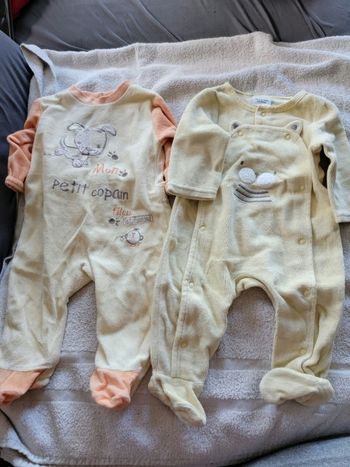 Lot de 4 pyjamas garçon 3 mois