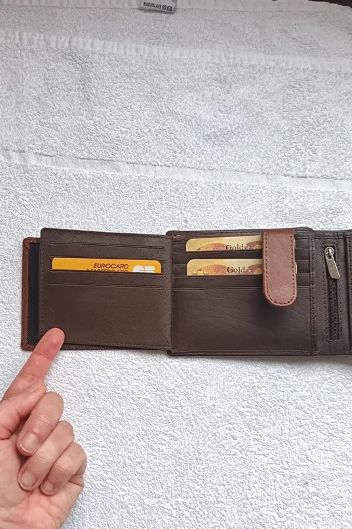 portefeuille Cuir de buffle homme NEUF - photo numéro 9