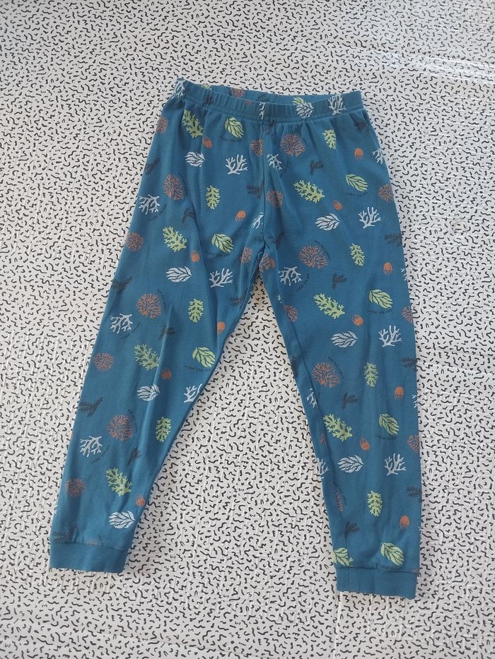 Bas de pyjama Lupilu 4-6 ans bleu imprimé marin confortable - photo numéro 2