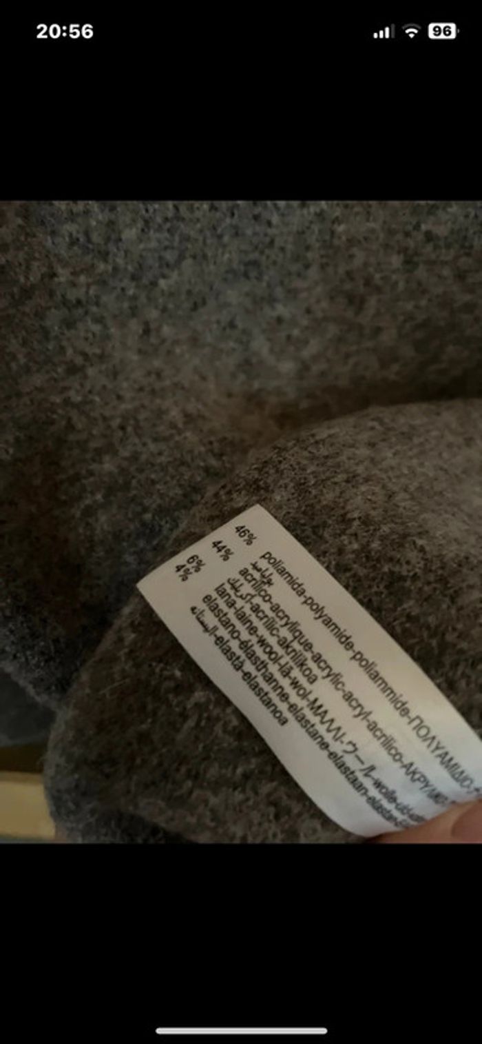Très beau tailleur, jupe en laine Zara, taille M L - photo numéro 7