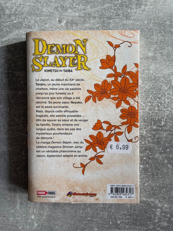 Manga Demon slayer tome 1 en version française. - photo numéro 2