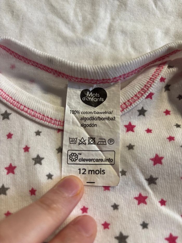 Bodies 12 mois manches courtes - photo numéro 5
