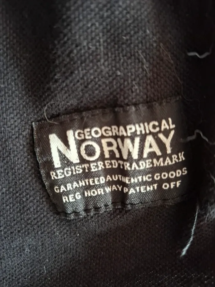 Robe polo geographical norway noir et rouge taille 2 - photo numéro 3
