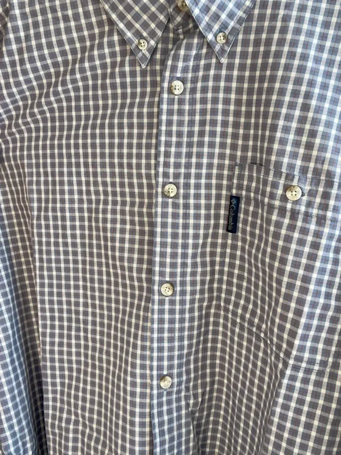 Chemise à carreaux vintage Columbia taille XL - photo numéro 5
