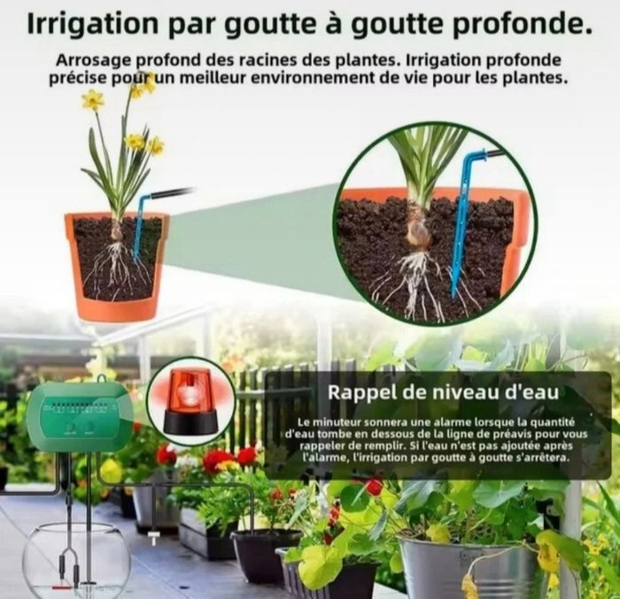 Kit Irrigation Solaire Automatique – Goutte à Goutte Éco pour Potager & Jardin - photo numéro 7
