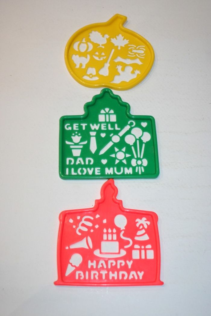 Malette jeu de 9 pochoirs - photo numéro 4