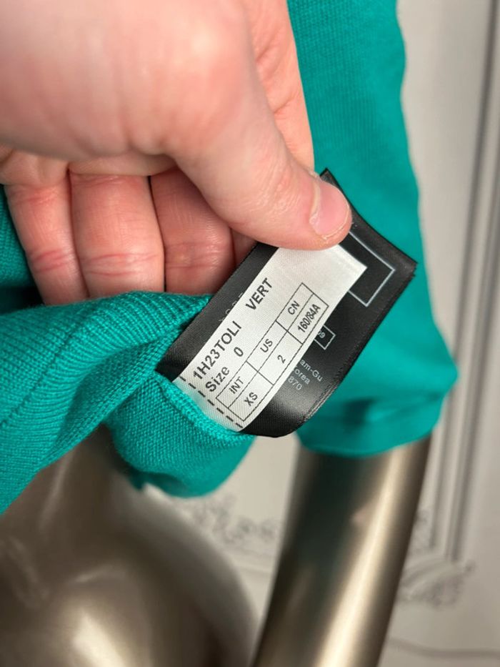 Pull vert Ba&sh XS neuf - photo numéro 7
