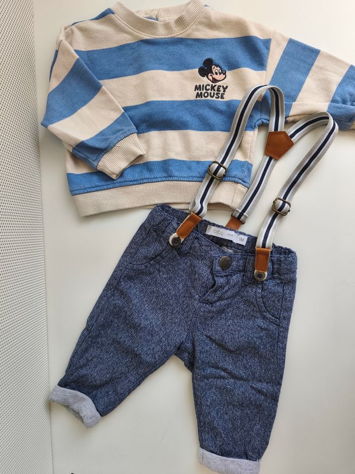 Ensemble bébé garçon 1 mois