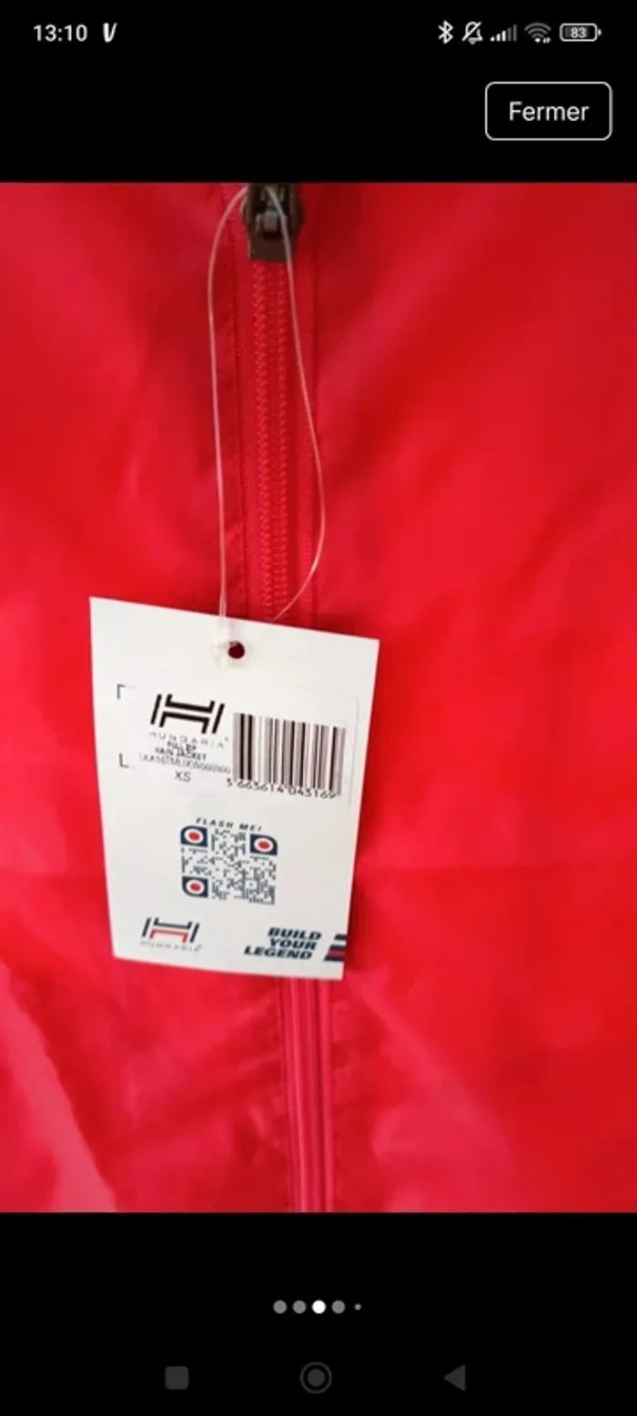 K-way rouge hungaria - photo numéro 3
