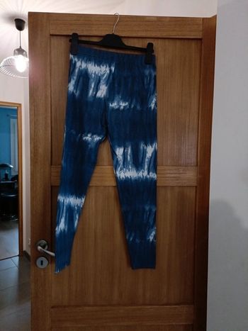 Leggins Bleu coton