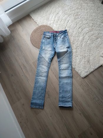 🌸Jean bleu ciel texturé S🌸