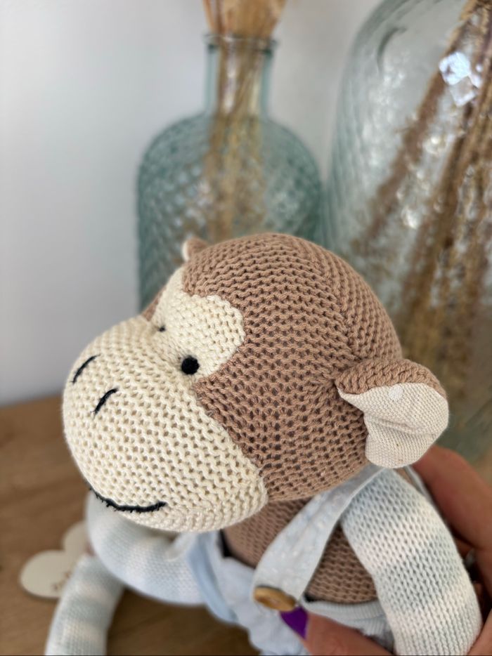Peluche singe au crochet - photo numéro 9