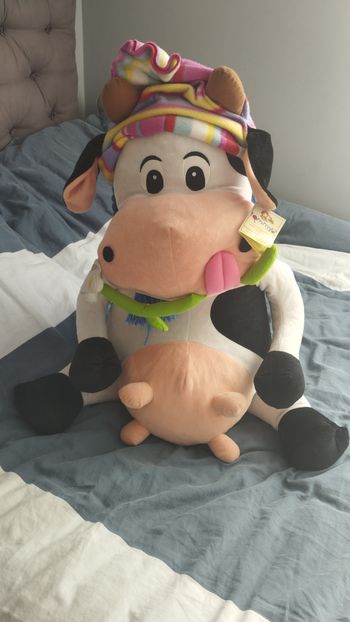 Peluche géante vache neuve