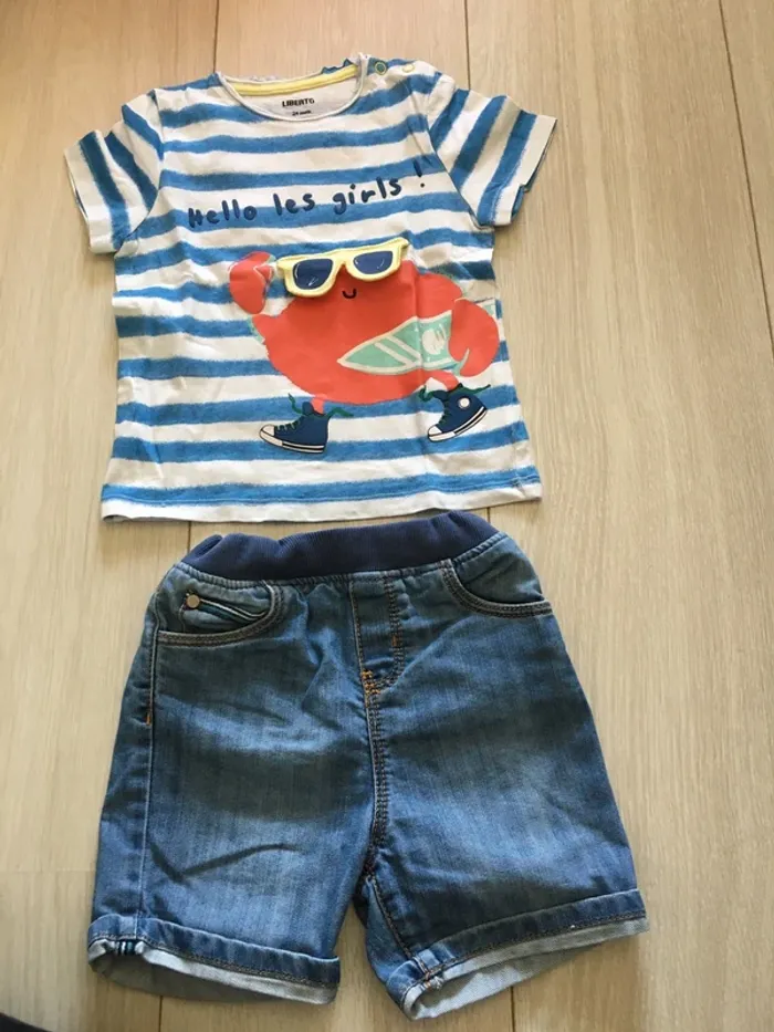 Ensemble été 24 mois liberto