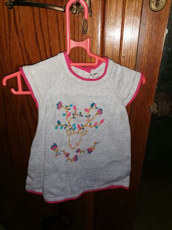 Robe pull grise 3mois