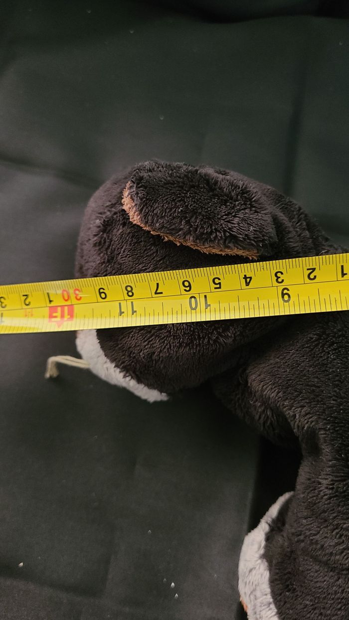 doudou chat noir blanc marron - photo numéro 5