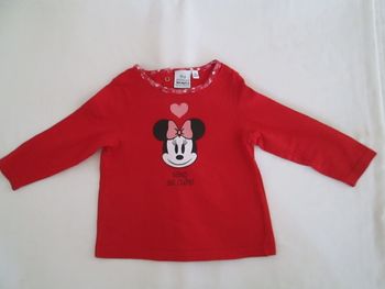 Blouse Disney rouge