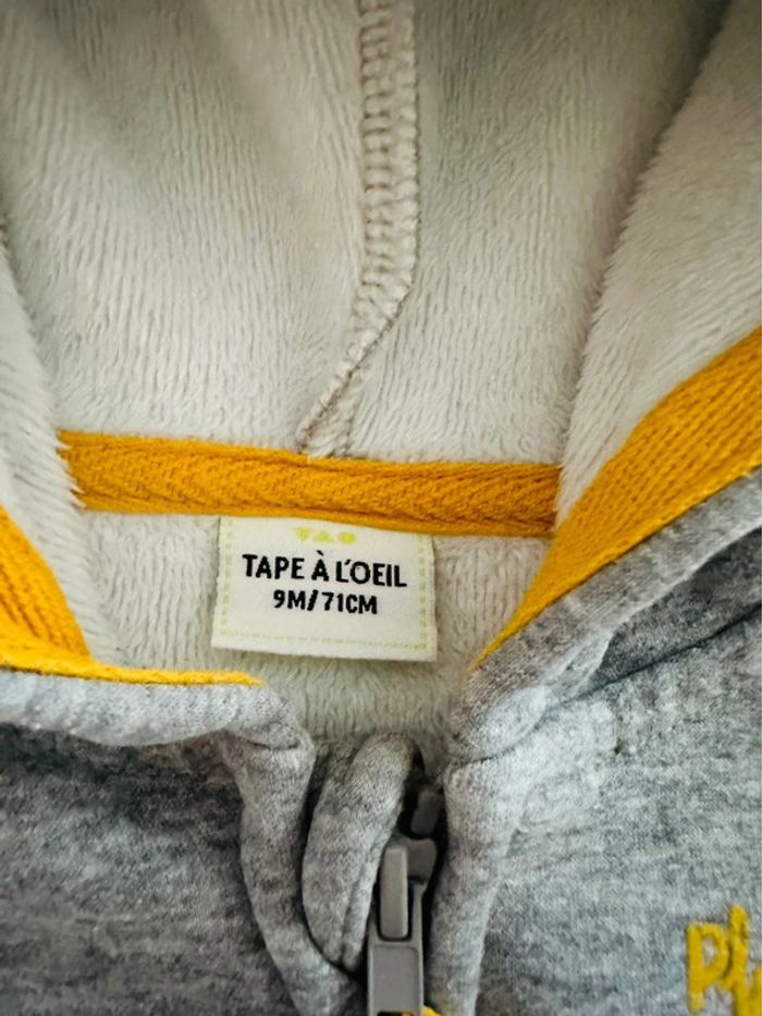 Sweat à capuche - 9 mois - Tape à l’œil - photo numéro 3