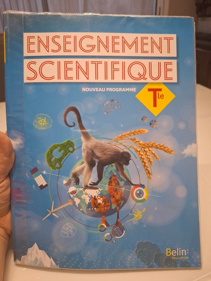 Manuel enseignement scientifique terminale