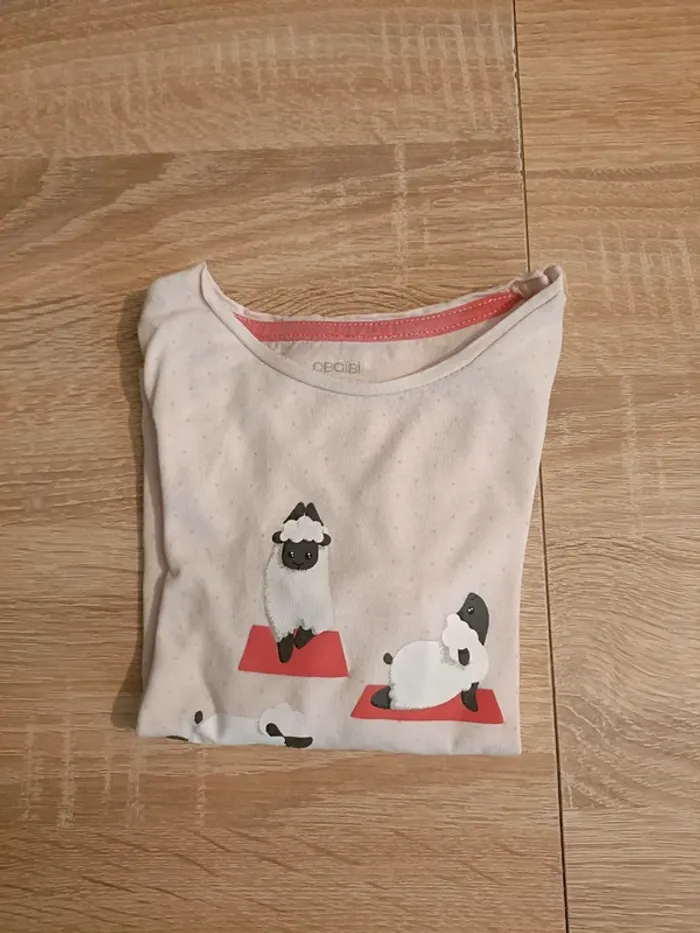 T-shirt blanc - 2 ans - obaïbi - photo numéro 2