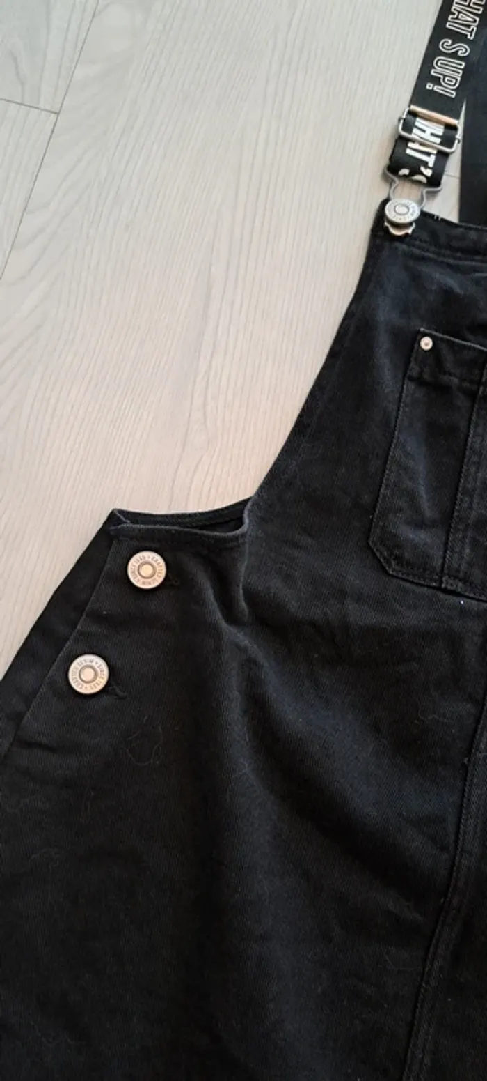 Robe salopette jeans, C&A, 14 ans - photo numéro 3