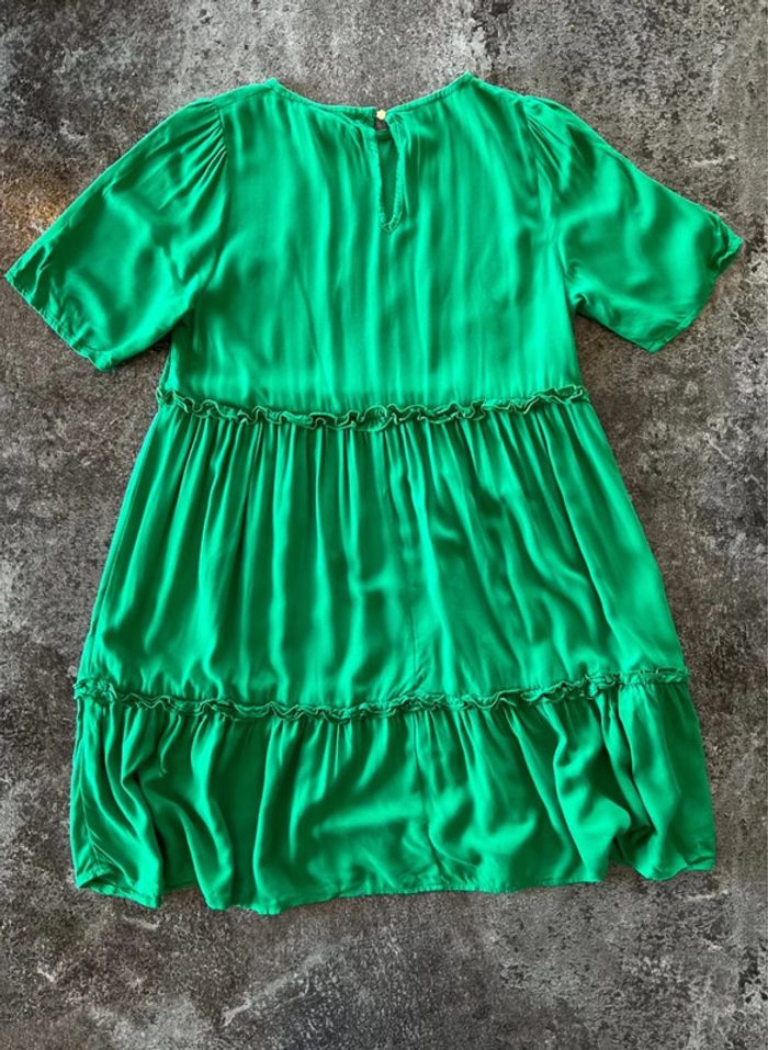 Robe verte femme Kiabi taille S Women green dress Grünes Damenkleid Abito verde donna - photo numéro 2