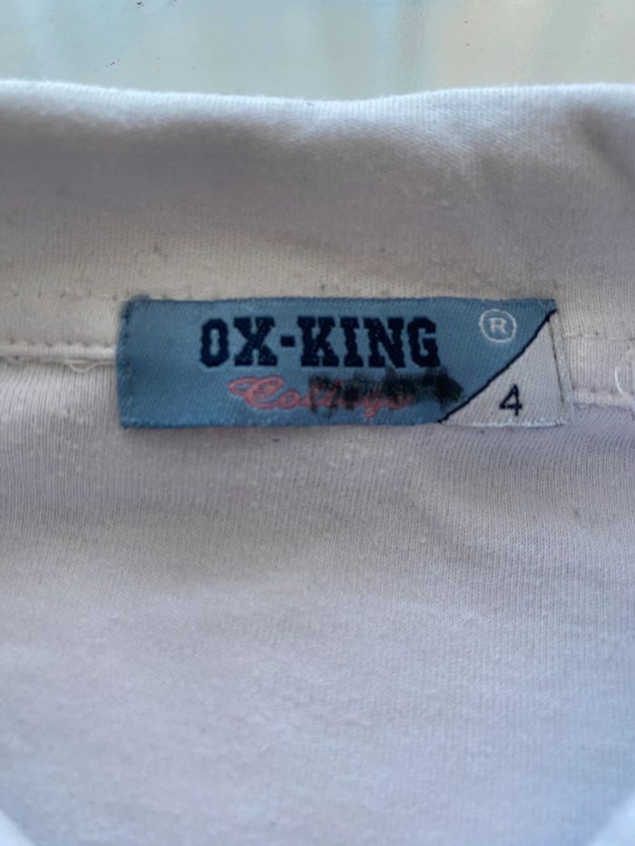 T-shirt / polo manches longues chaude - OX King - 4 ans - BE - photo numéro 4