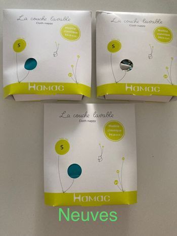Couches lavables Hamac tailles S neuves