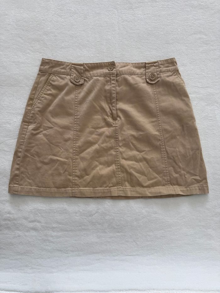 Jupe en jean courte beige marque Fluid taille 38 ( M )