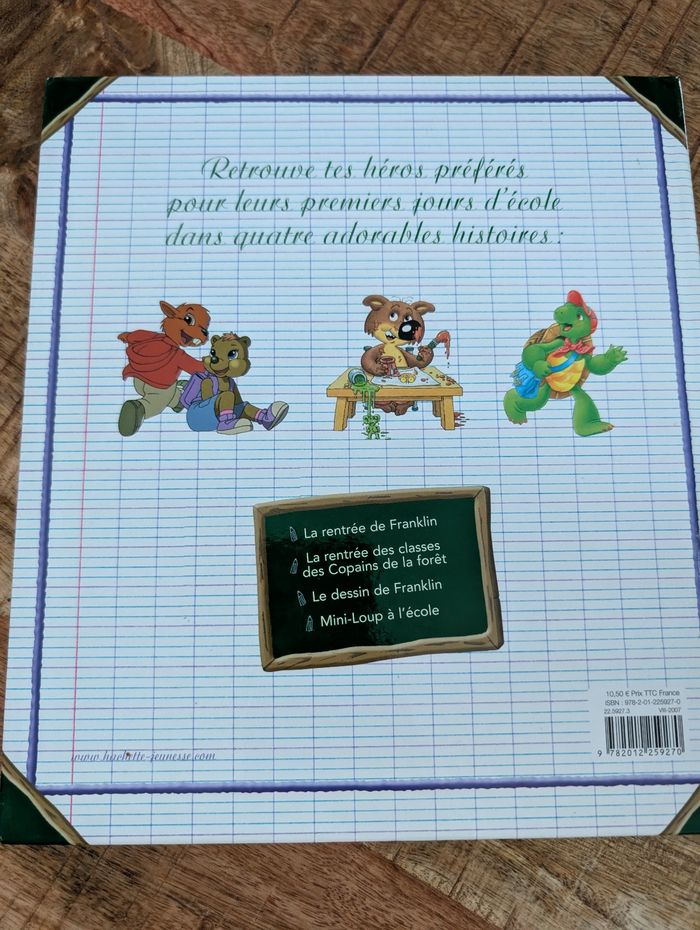 C'est la rentrée ! (4 histoires Franklin et Mini Loup) - photo numéro 3