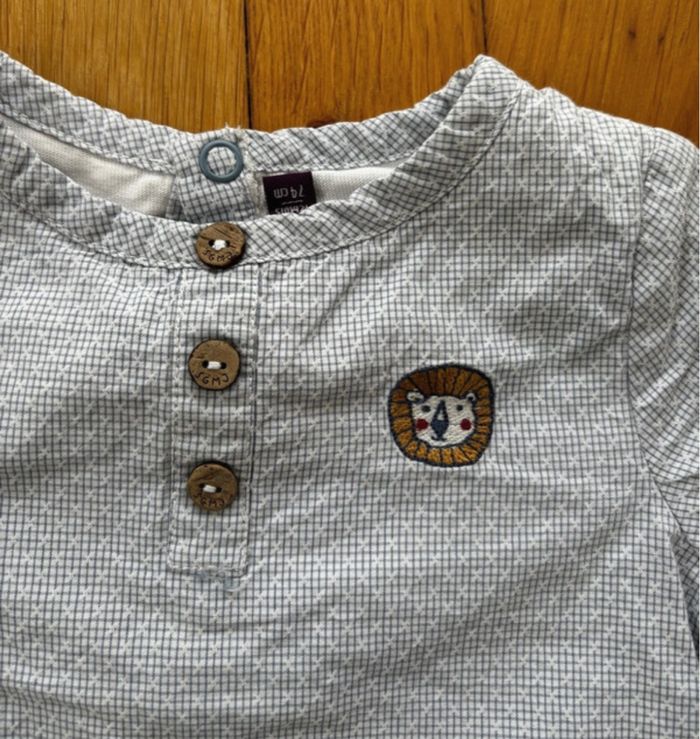 Chemise body - Sergent Major - 12 mois - photo numéro 3