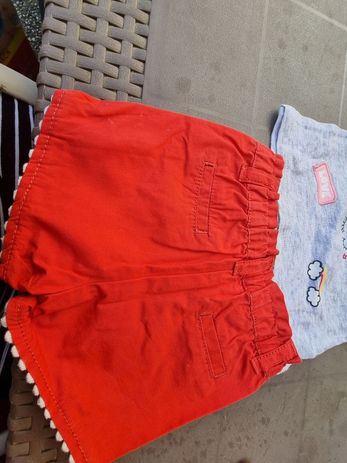 Short et debardeur fille 3 mois - photo numéro 4