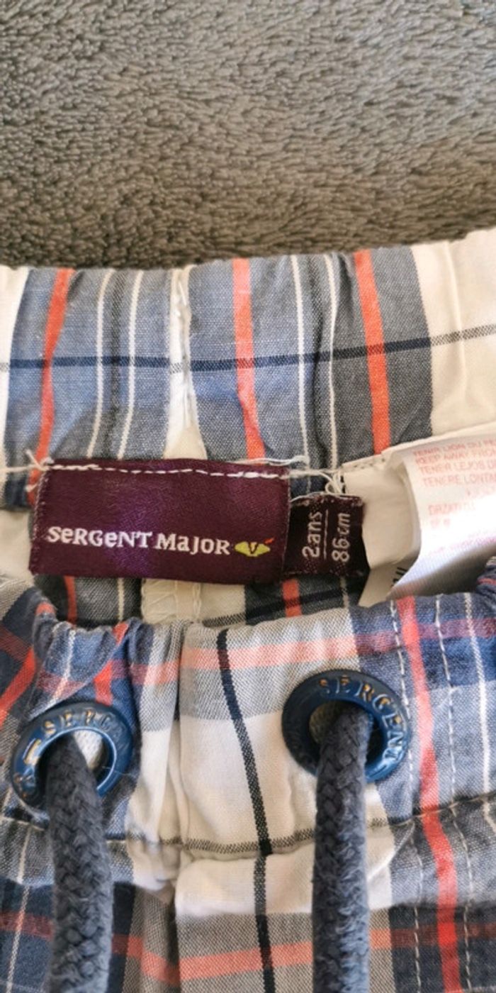 Short à carreaux Sergent Major 2 ans - photo numéro 2