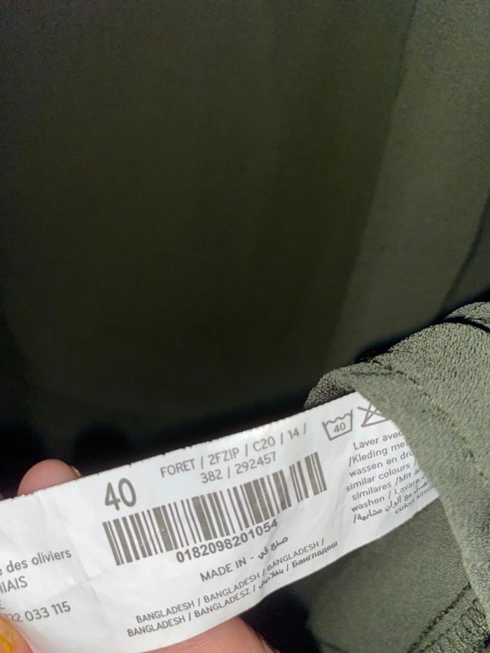 Blouse kaki mim - photo numéro 3