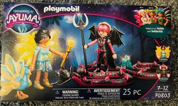 Playmobil 70803 AYUMA - Crystal Fairy et Bat Fairy avec animaux