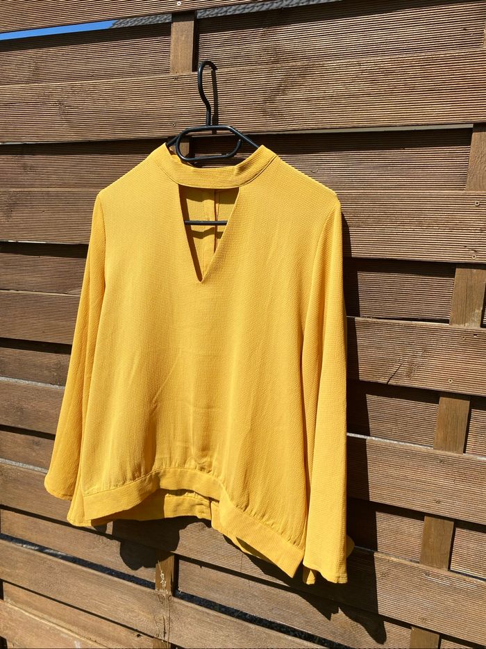 Blouse moutarde Edji - photo numéro 2